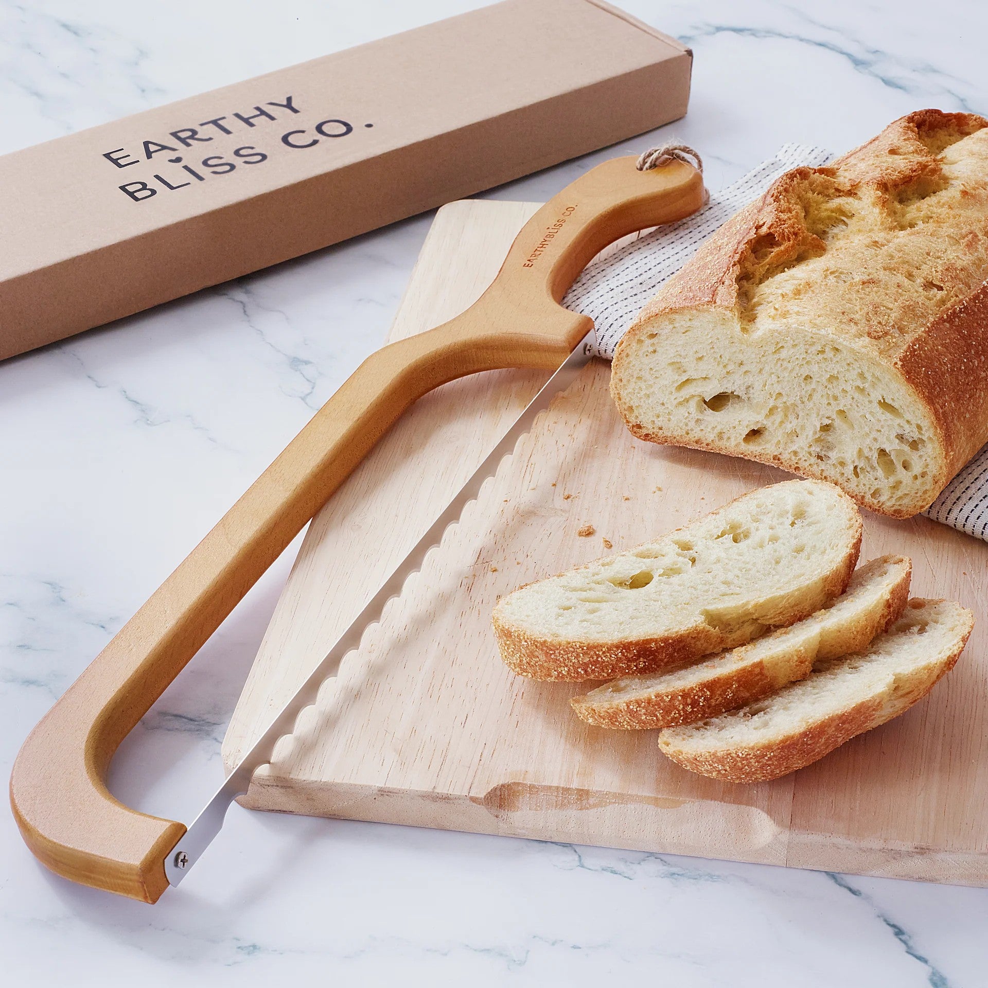 Breadly™ - Le Couteau Parfait pour des Tranches Parfaites